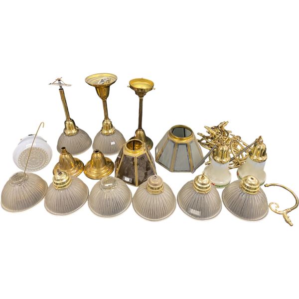 Misc Vintage Lighting, Shades, Parts, Etc..