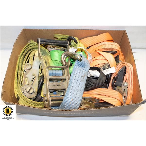 BOX WITH 10 MEDIUM TO HEAVY DUTY RATCHET