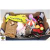 Image 1 : BOX FULL OF DOG PRODUCTS - TOYS, CHEST