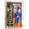 Image 1 : FLAT WITH 2 "DC" SUPERMAN ACTION FIGURES