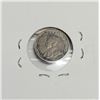Image 2 : 25)  CANADIAN 1913 KING GEORGE 5 CENT SILVER COIN.
