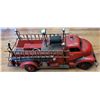 Image 3 : 29)  VINTAGE (1930'S?) ALL METAL FIRE PUMPER TRUCK