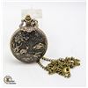 Image 1 : #414-BRAND NEW BRONZE TONE POCKET WATCH.ÿHUNTING