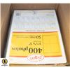 Image 1 : BOX PHOTO ALBUM INSERTS 5 PACKS 50 IN EACH TWO