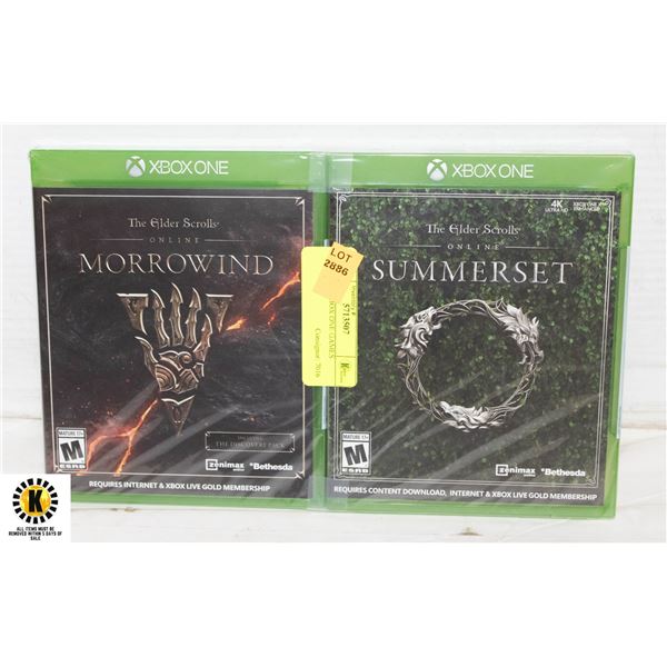 NEW 2PK X BOX ONE GAMES