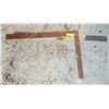 Image 1 : 2 PCS  METAL HANDYMAN SQUARE AND  27 INCHES  STEEL