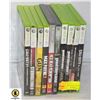 LOT OF 10 XBOX 360 GAMES