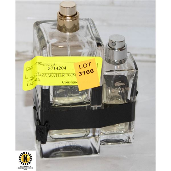 LADIES LISA WATIER 100ML AND LACOSTE