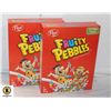 Image 1 : 2 BOXES OF FRUITY PEBBLES CEREAL BB 2023 OCT 16