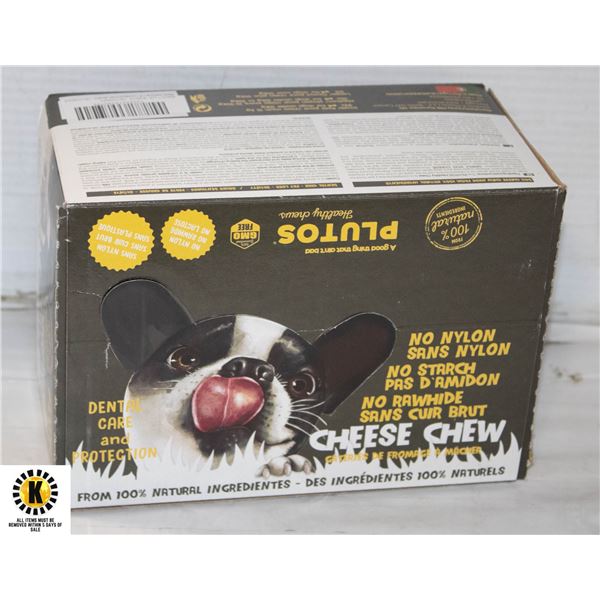 CASE OF PLUTOS 100% ORGANIC DOG CHEWIES BB DEC 202