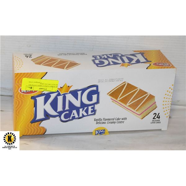 MR BERRY KING CAKES 24 PACKS PER BOX BB JAN 2024