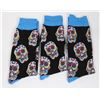 Image 1 : THREE NEW PAIRS WOMENS SUGAR SKULL SOCKS