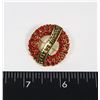 Image 1 : NEW GOLD TONE REMEMBRANCE BROOCH
