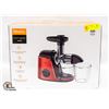 Image 1 : NEW SBOLY JS3007 SLOW JUICER- RED FINISH