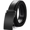 Image 1 : NEW CHAOREN RATCHET BELT - BLACK WITH BLACK BUCKLE