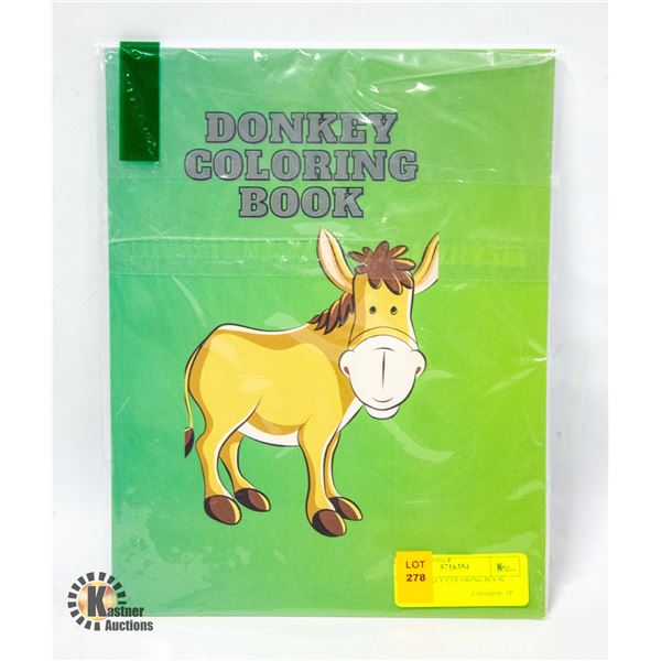 NEW DONKEY COLORING BOOK