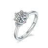 Image 1 : 1 CT GRA CERTIFIED MOISSANITE 925 STERLING SILVER
