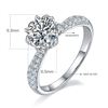 Image 3 : 1 CT GRA CERTIFIED MOISSANITE 925 STERLING SILVER