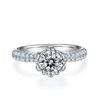 Image 4 : 1 CT GRA CERTIFIED MOISSANITE 925 STERLING SILVER