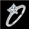 Image 2 : 1 CT GRA CERTIFIED MOISSANITE 925 STERLING SILVER