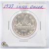 Image 1 : 1937 SILVER ONE DOLLAR CANADIAN COIN