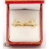 Image 1 : NEW CZ .925 EARRINGS IN GIFT BOX GOLD PLATED