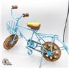 HAND MADE BLUE METAL CRUISER BIKE WITH