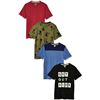 Image 1 : NEW AMAZON ESSENTIALS BOYS SHORT-SLEEVE V NECK