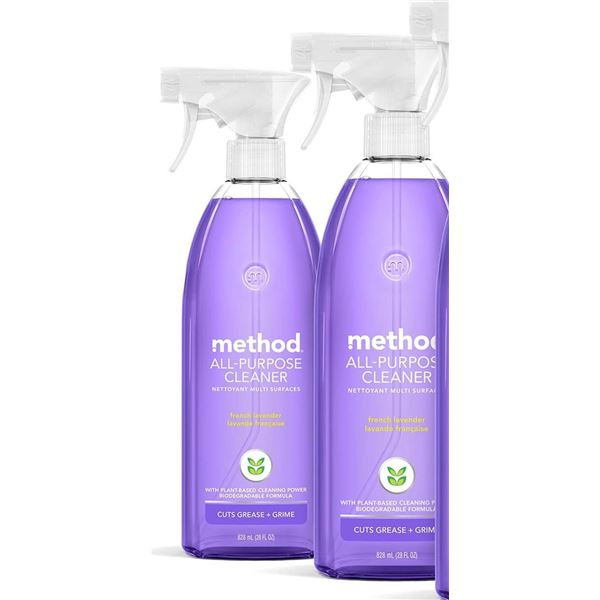 2 NEW BOTTLES OF METHOD ALL-PURPOSE CLEANER IN