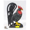 Image 1 : PAINTED ROOSTER DECOR 19" TALL