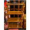 Image 1 : 4 TIER WOOD SHELVES 27" X 14" X 50"