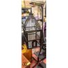 Image 1 : WOODEN BIRD CAGE ON A METAL STAND TOTAL H-66"