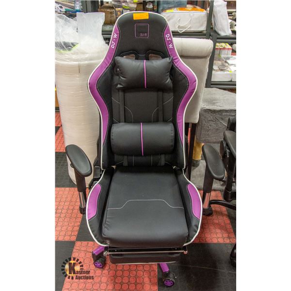 NEWLY ASSEMBLED DJ.W RACING GAMING CHAIR