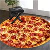 Image 10 : 180CM PIZZZAAA! PRINT FUNNY FOOD BLANKET