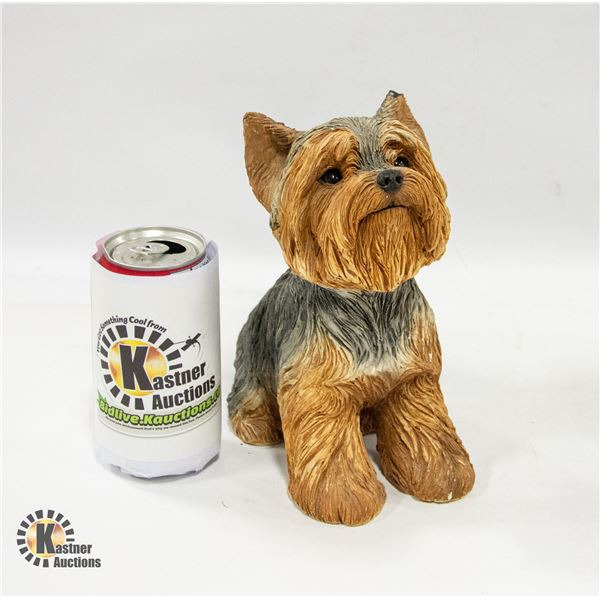 CERAMIC YORKIE STATUE H-7.5"