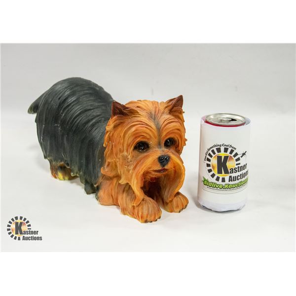 CERAMIC YORKIE STATUE APPROX H-6 