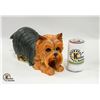 Image 1 : CERAMIC YORKIE STATUE APPROX H-6"