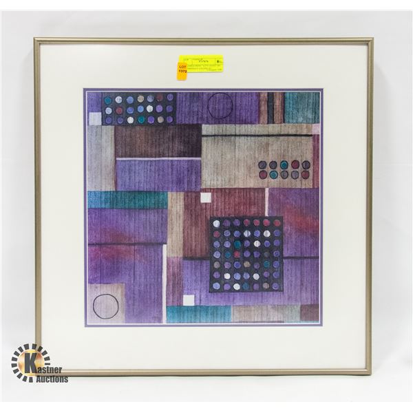 FRAMED PRINT "CITY LIGHT" BY DOMINIQUE GAUDIN