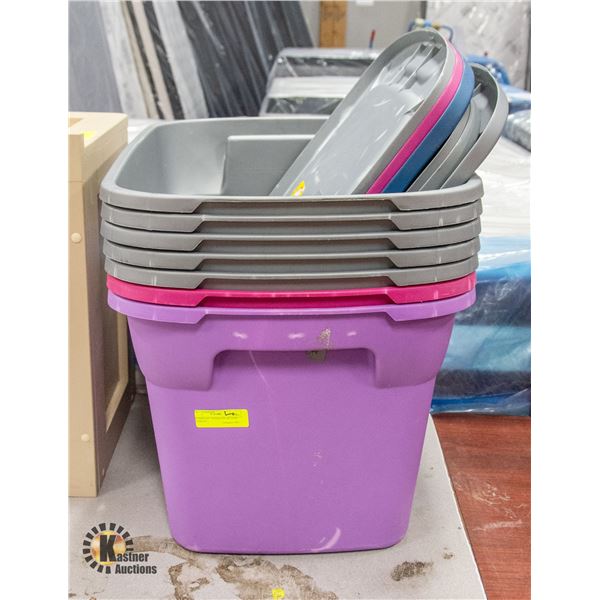 BUNDLE OF 7 STERILITE 68 LITER STORAGE