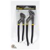 Image 1 : 2 PIECE GROOVE JOINT PLIER SET NEW SEALED