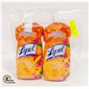 Image 2 : 2 NEW BOTTLES OF LYSOL ALL-PURPOSE CLEANER MANGO &
