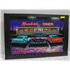 Image 1 : LARGE 36 X 24 ROADSIDE DINER WALL DISPLAY
