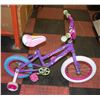 Image 1 : PURPLE ROAD RACER TODDLERS BICYCLE