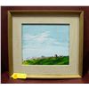 Image 1 : FRAMED ORIGINAL OIL PAINTING SEPT 1999 U OF A