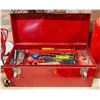 Image 2 : LARGE RED TOOL BOX AND CONTENTS