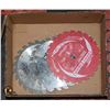 Image 1 : BOX WITH THREE 7 1/4"-CIRCULAR SAW BLADES