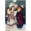 Image 3 : Three Collecible Hand Crafted Victorian Porcelain 18H Antique Dolls  New and Gently Used