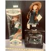 Image 1 : Trio of Anne of Green Gables Collectible Hand Crafted Porcelain Dolls