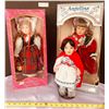 Image 1 : Angelina Visconti Collection Porcelain Doll with StoryBook Collection Little Red Riding Hood Doll