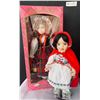 Image 2 : Angelina Visconti Collection Porcelain Doll with StoryBook Collection Little Red Riding Hood Doll